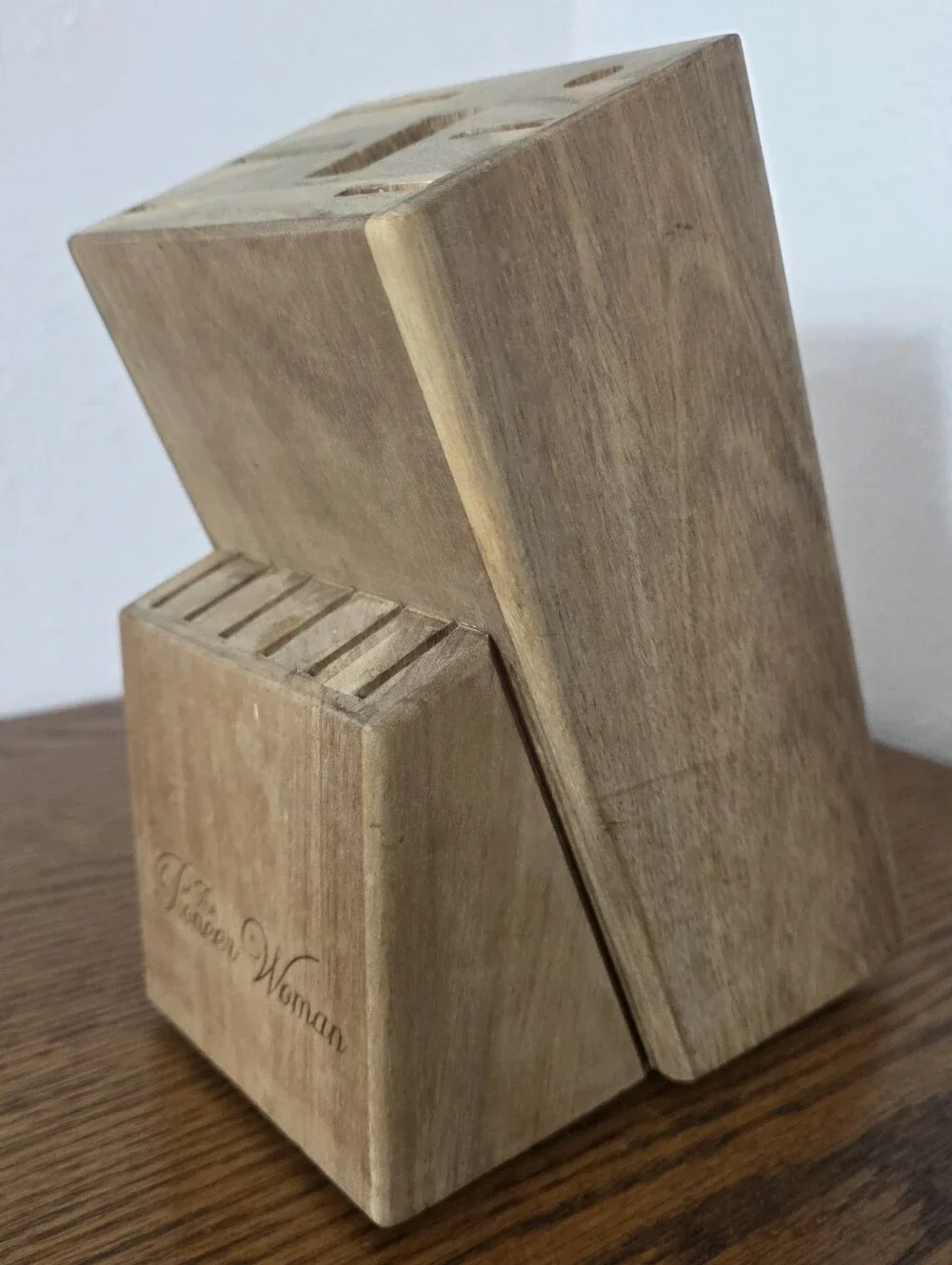 The Pioneer Woman Butcher Block Knife Rack Holder 13 Slots Block Only